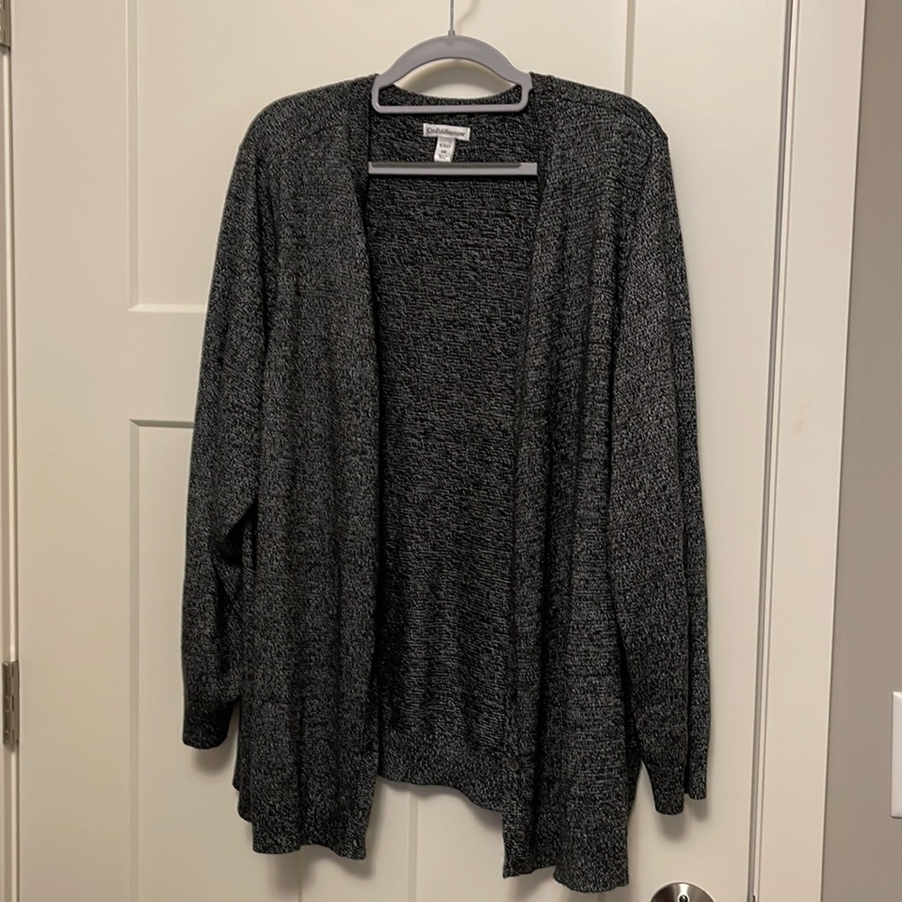 Black marked cardigan